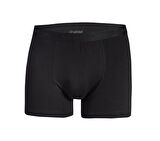 3 Adet Yıldız Erkek Modal Likralı Boxer Short Siyah 40