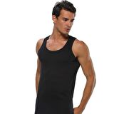 6 Adet Gümüş Erkek Ribana Atlet Renk Seçenekli Yüzde Yüz Pamuklu