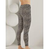 Şahinler Kadın Likralı Leopar Tayt MB301