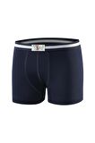 12 Adet Yıldız Erkek Çocuk Likralı Boxer Lacivert 403