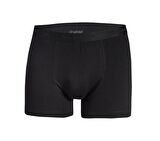 6 Adet Yıldız Erkek Modal Likralı Boxer Short Siyah 40