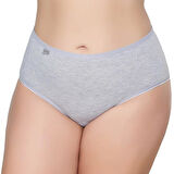 12 Adet Gümüş Kadın Renkli Likralı Bato Külot 3043