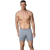 Gümüş Erkek Penye Boxer Düz Renkler Pamuklu Erkek Boxer 4020