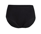 6 Adet Yıldız Kadın Ribana Yüksek Bel Külot Siyah 3581