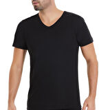 3 Adet Yıldız Erkek Süper İnce Kısa Kollu Fanila Atlet Siyah 127