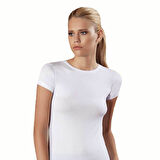 6 Adet Şahinler Kadın Likralı Kısa Kol Bisiklet Yaka Atlet B228