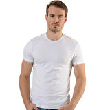 6 Adet Anıt Erkek Modal Sıfır Yaka Kısa Kollu Fanila Atlet 1203