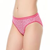 12 li Paket Tutku Bayan Desenli Bikini Külot Standart M Beden