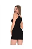 Form Time Kadın Agraflı Askılı Kısa Paça Body Korse 9033