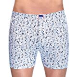 6 lı Paket Berrak Erkek Penye Desenli Boxer 1053