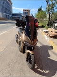 MOTOCAM Yuki Adventure 150 Ön Cam 2023-2026 Model 75cm Siyah Renkli 4mm UZUN