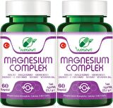 Yurdavit Magnesium Complex 2x60 Kapsül Malate Bisglycinate Hydroxide Taurate L-Threonate Citrate Vitamin B6	