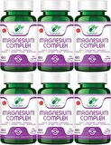 Yurdavit Magnesium Complex 6x60 Kapsül Malate Bisglycinate Hydroxide Taurate L-Threonate Citrate Vitamin B6