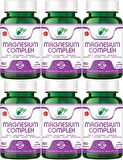 Yurdavit Magnezyum Kompleks 6x60 Kapsül Malat Bisglisinat Hidroksit Taurat L-Treonat Sitrat B6 Vitamini	