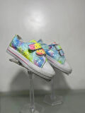 KIZ ÇOCUK KENDİNDEN DESENLİ SNEAKER 