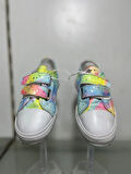 KIZ ÇOCUK KENDİNDEN DESENLİ SNEAKER 