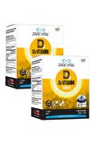 Zade Vital D3 Vitamini 1000 IU çörek otu yağı (Nigella sativa) içeren Sprey damla 20 Ml (2 ADET)