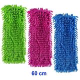 Zanix Mikrofiber Islak Kuru Nemli Makarna Şönil Palet Tablet Mop Yedeği - 40 Cm. - 1 Adet