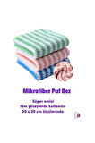Mikrofiber Puf Bez - Süper Emici Bez - Mikrofiber Bez ( 3 Adet )