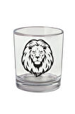 Aslan Baskılı Viski Bardağı - Aslanlı Bardak