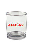 Atatürk Baskılı Viski Bardağı - Ay Yıldızlı Bardak