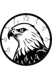 Kartal Model Duvar Saati - Kartallı Saat