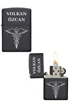 Kişiye Özel Sağlık Logolu Metal Çakmak