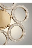 Zero Model Gold Kumandalı 6"lı Ledli 3 Renk Modu Kristal Salon Mutfak Yatak Çocuk Odası Avize