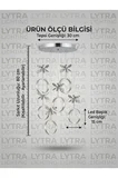 Zero Model 6'lı Gümüş 3 Renk Modu Ledli Kristal Taşlı Modern Salon Mutfak Oturma Odası Led Avize