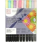 Zig Art & Graphic Twin Brush Pen 12'li Set 3