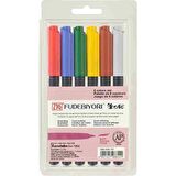 Zig Fudebiyori Brush Pen Cbk-55N/ 6V 6'lı Set