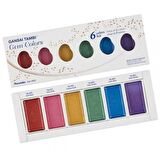 Zig Watercolour Gansai Tambi Sulu Boya 6'lı Set Gem Colors
