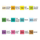 Zig Kurecolor Twin Ws 12'li Marker Seti Natural Colors