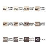 Zig Kurecolor Twin WS Marker Warm Gray Color 12li Set