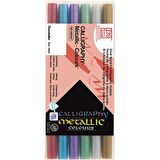 Zig Ms-8400 Kaligrafi Kalemi Metalik 6'lı Set