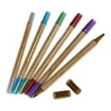 Zig Ms-8400 Kaligrafi Kalemi Metalik 6'lı Set