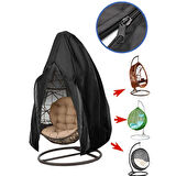 Zipper Koza Sepet Makrome Salıncak Femuarlı Su Geçirmez Koruma Örtüsü Tek Kişilik Fındık Salıncak Brandası