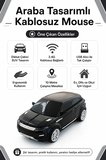 Spor Araba Tasarımlı 2.4G Kablosuz Optik Mouse - Siyah SUV Model