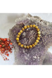 SERTİFİKALI ODUN JASPER DOĞAL TAŞ BİLEKLİK 8 MM