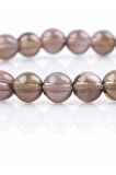 DUMANLI KUVARS 8MM DOĞAL TAŞ BİLEKLİK (SERTİFİKALI)