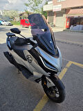 MOTOCAM Zontes ZT 250 T-E Siperlik Ön Cam 2023-2025 Model 73cm Siyah Renkli 4mm
