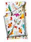 Zoo,145x210cm Su Geçirmez, Yer/masa Örtüsü, Aktivite, Yemek Ve Oyun Için, Doğa Dostu Ve Çevreci