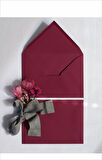 Bordo Gramajlı Zarf