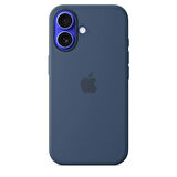 iPhone 16 PLUS İçi Kadife Logolu Silikon Lansman Kılıf