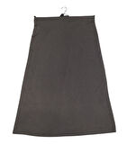 KADIN BELİ LASTİKLİ ASTARLI İNCE PENYE ÇAN ETEK