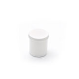 50ml PE beyaz pomat krem kutusu, 12 adet, krem kavanozu, plastik kavanoz, pomat kavanozu, merhem kavanozu 