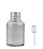 60ml PE şeffaf serum pompalı şişe, 24 adet, serum şişesi, pompalı şişe, medikal şişe, kozmetik şişesi, plastik şişe