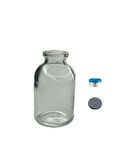 100ml  penisilin şişesi aşı kapak,12 adet, flipoff kapak, şeffaf şişe, medikal şişe