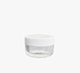 100ml şeffaf akrilik plastik krem kavanozu beyaz kapaklı, 24 adet, krem kavanozu, kozmetik kavanoz, plastik kavanoz