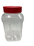 1000ml pet şeffaf gıda kavanozu, 24 adet, pet kavanoz, gıda kavanozu, baharat kavanozu, şeffaf kavanoz